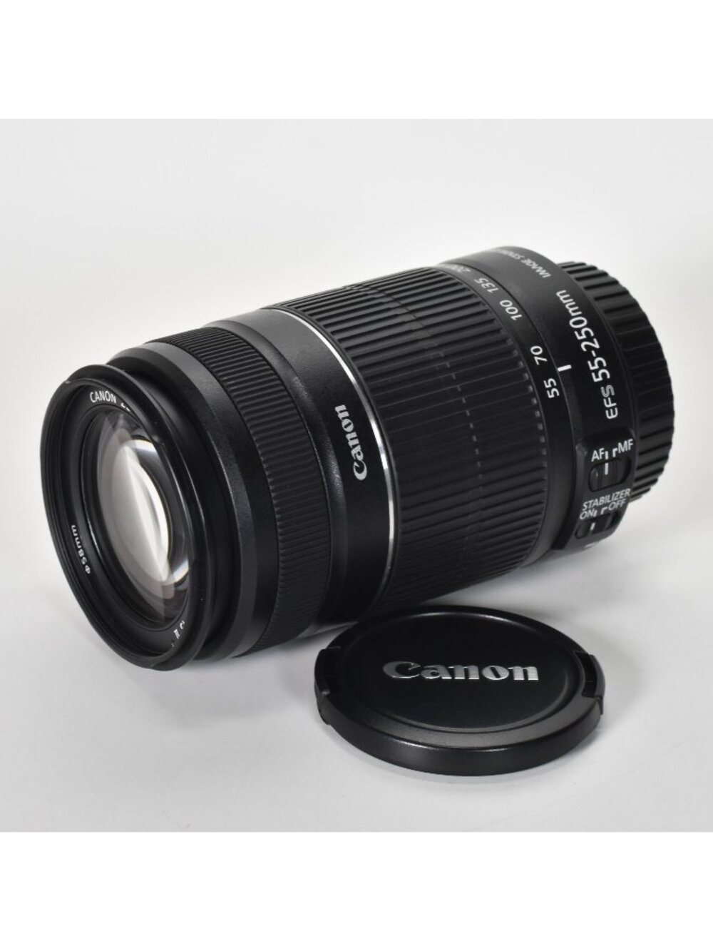 Canon EF-S 55-250mm f/4-5.6 IS II Autofocus Zoom APS-C Lens MINT